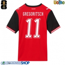 Maglie da calcio Austria Michael Gregoritsch #11 Prima Maglia Mondiali 2026  Manica Corta
